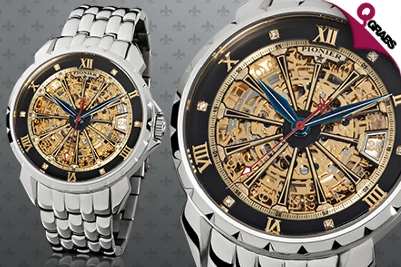 For QR899 Amaze with Men’s London Diamonds Pionier Watches - Choose from 8 Gentlemanly Designs! (QR4627 Value)